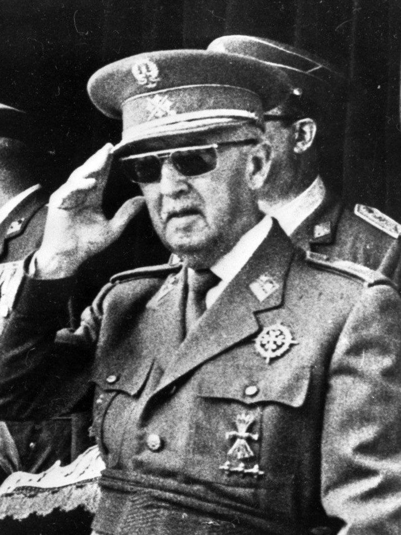 Francisco Franco in 1975