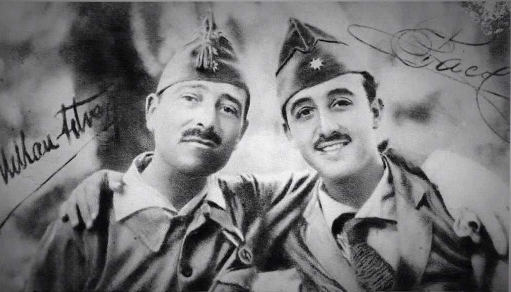 Portrait of Francisco Franco and Jose Millan-Astray