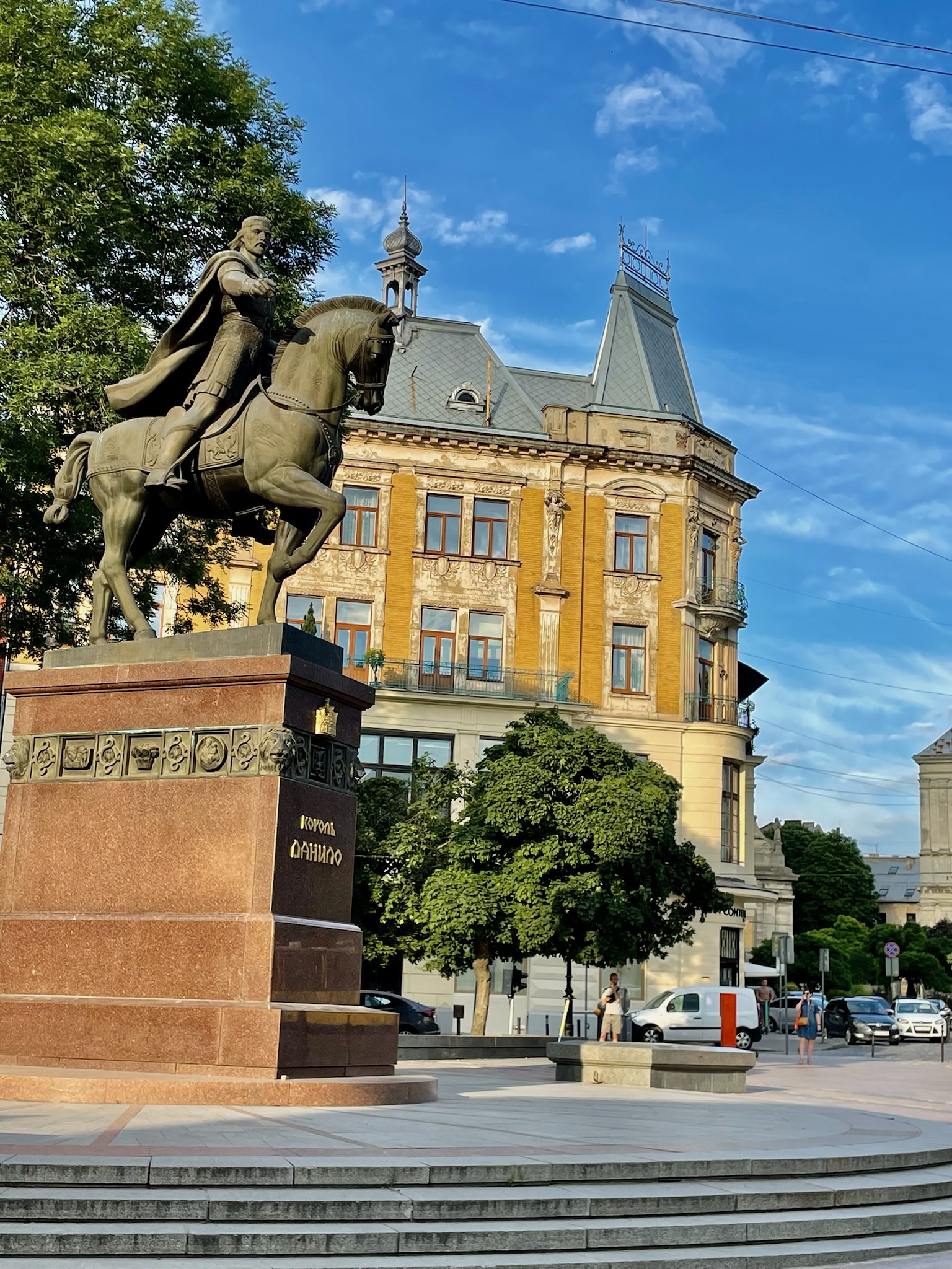 Danylo the King, Lviv city center